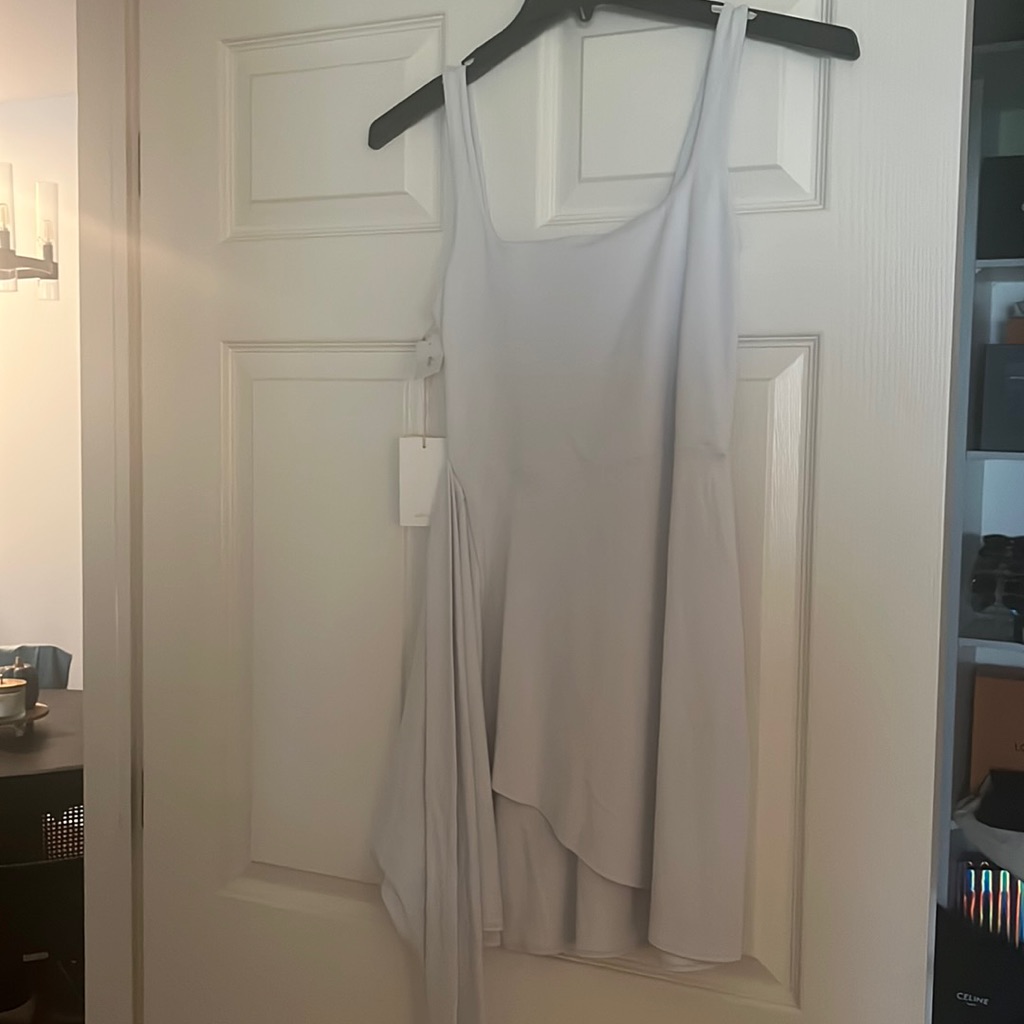 Aritzia Wilfred Saturn Wrap Mini Dress